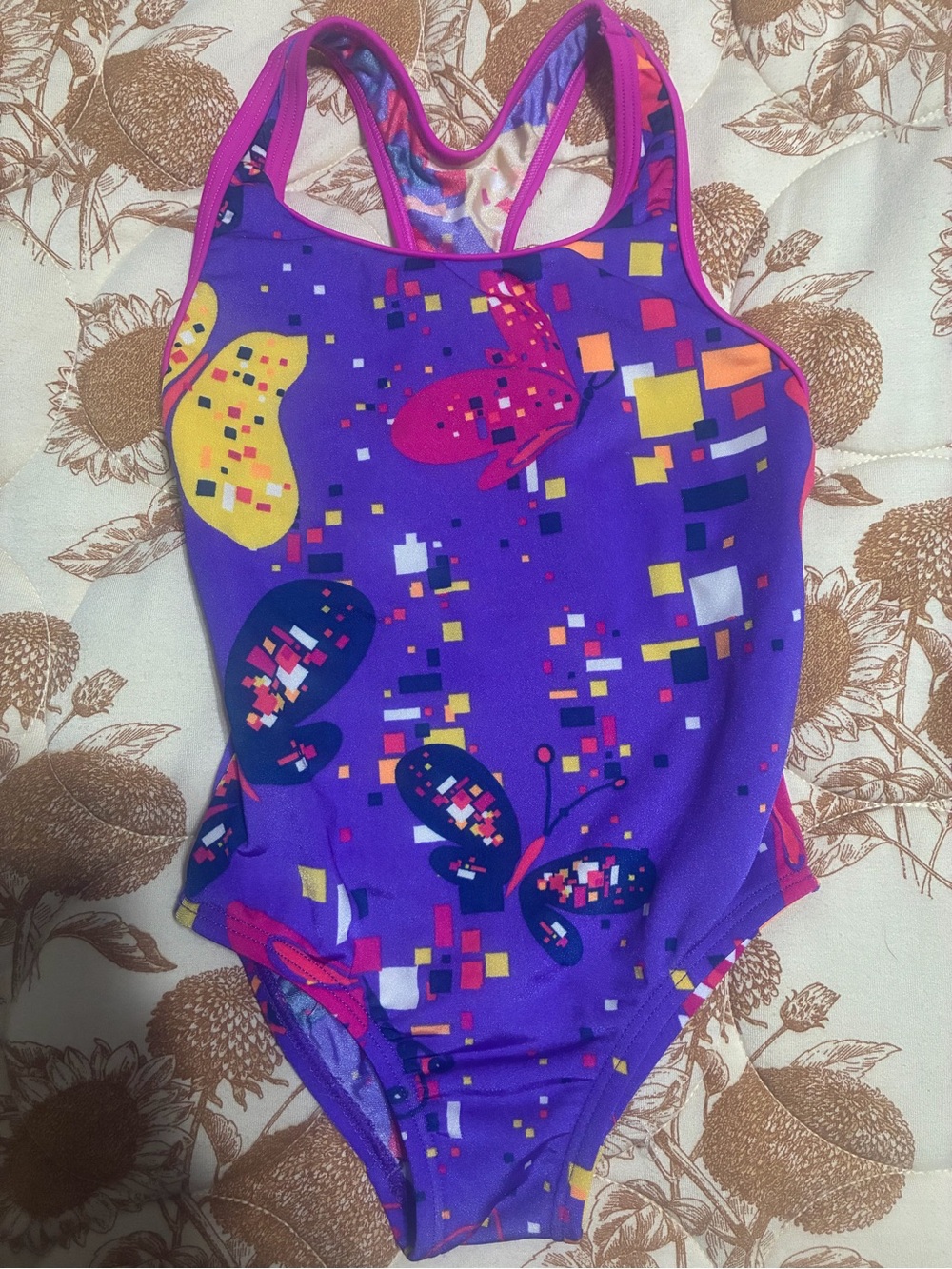 Girls Speedo one piece bathing suit
